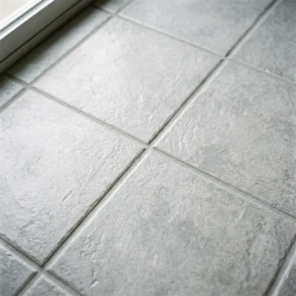 Cleaned ceramic tile floor after treatment in Chambly