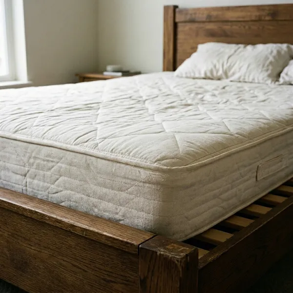Purified mattress after steam sanitization in Chambly