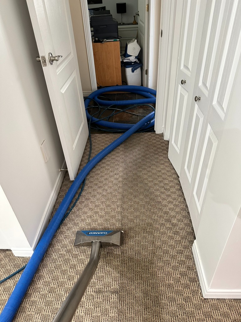 Couloir tapis nettoyage camion-usine en cours