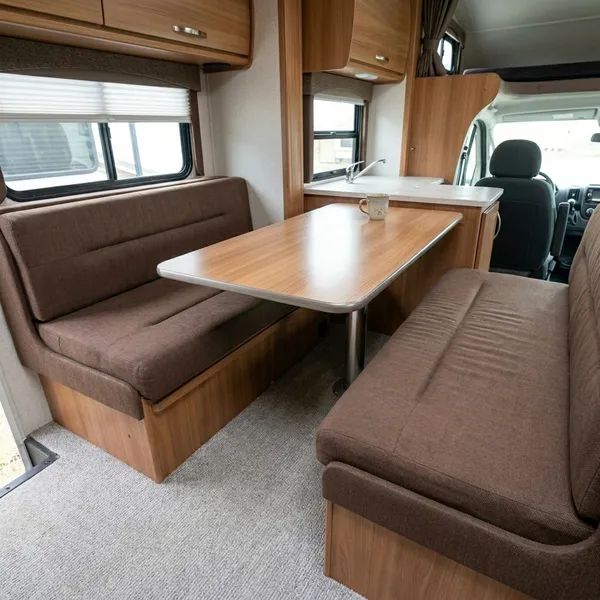 Cleaned RV seat after steam extraction in Chambly