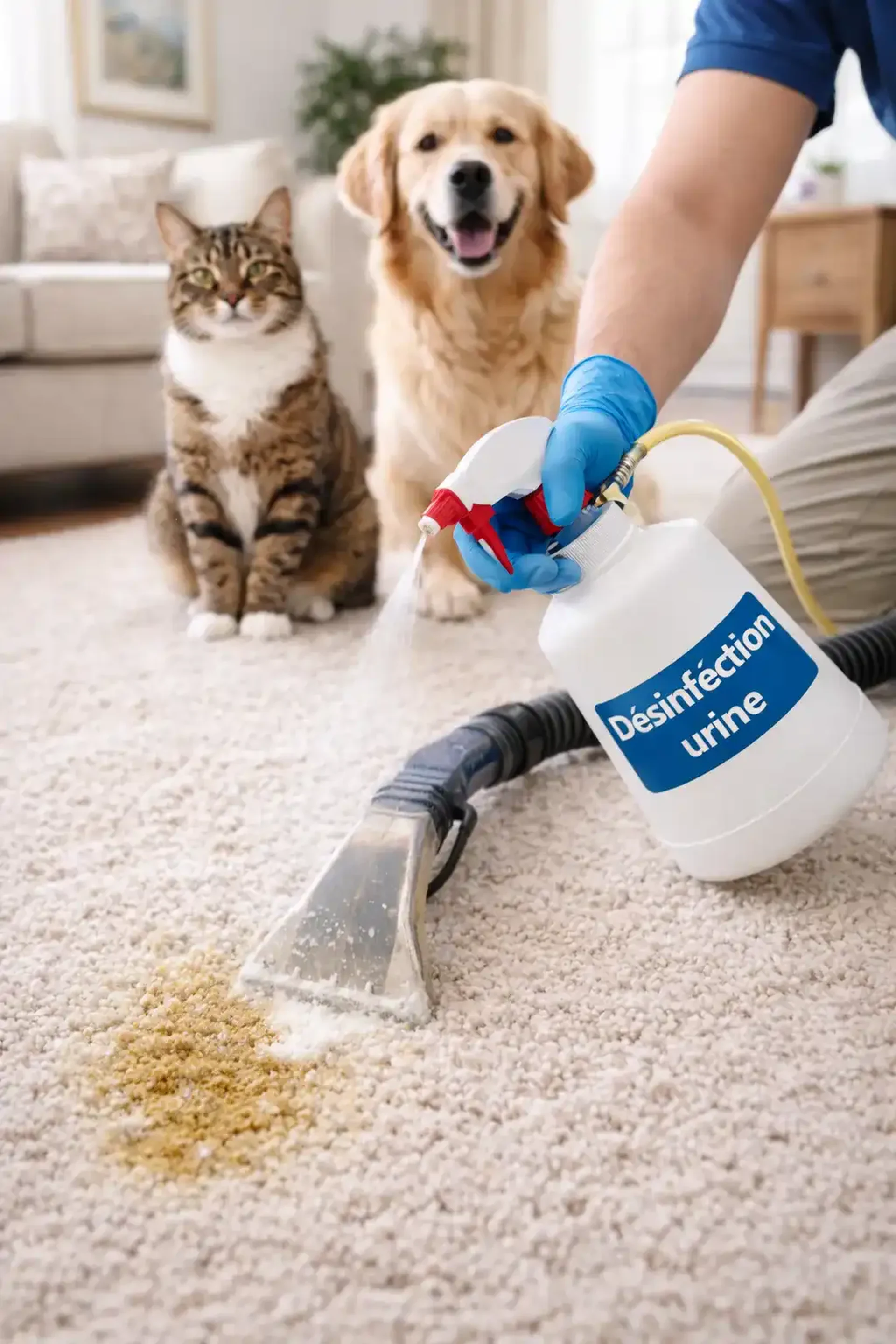 Désinfection & Urine d'animaux