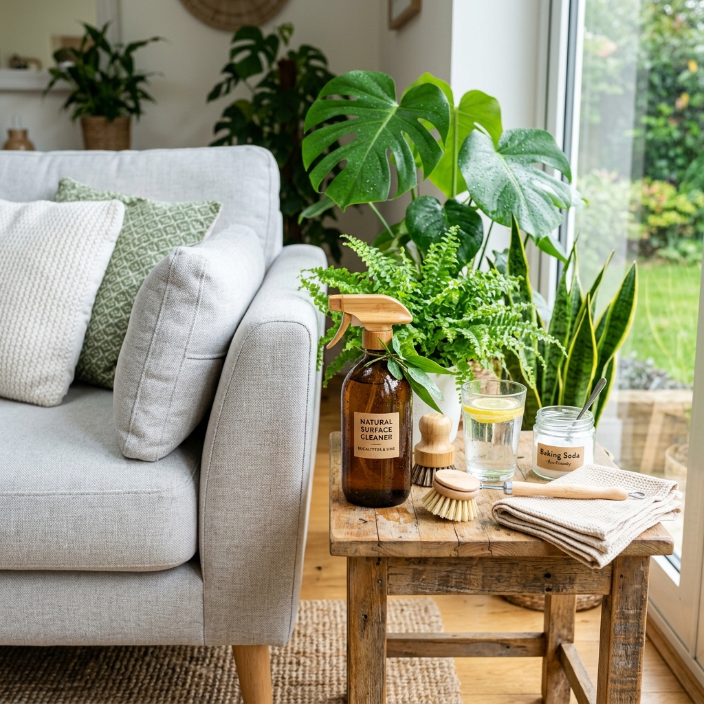 Eco-friendly upholstery cleaning