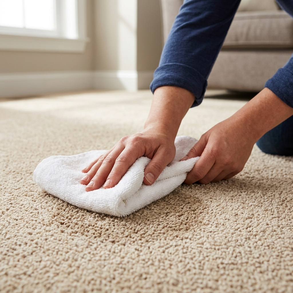 Cleaning a pet urine stain