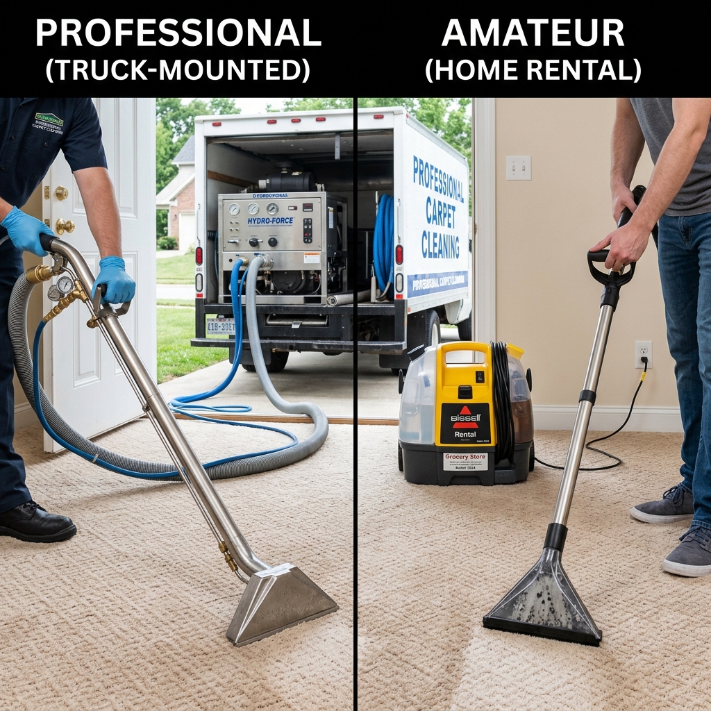 Steam Cleaning vs Shampooing