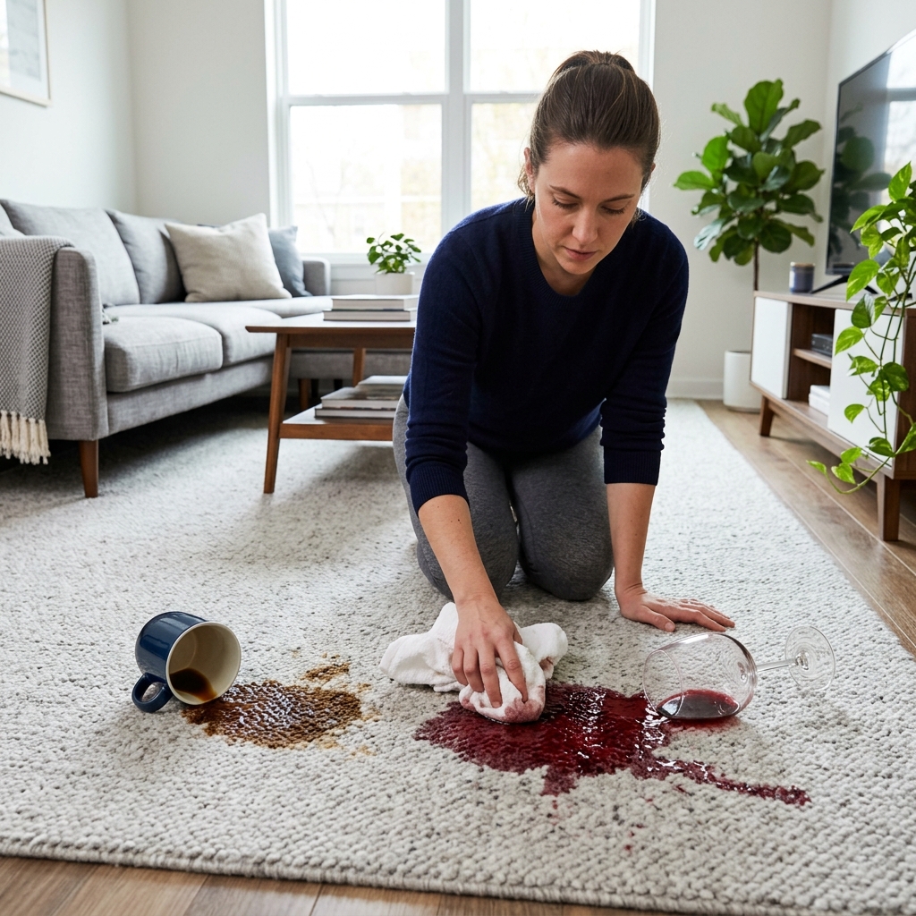 Urgences Déversements : Café et Vin Rouge