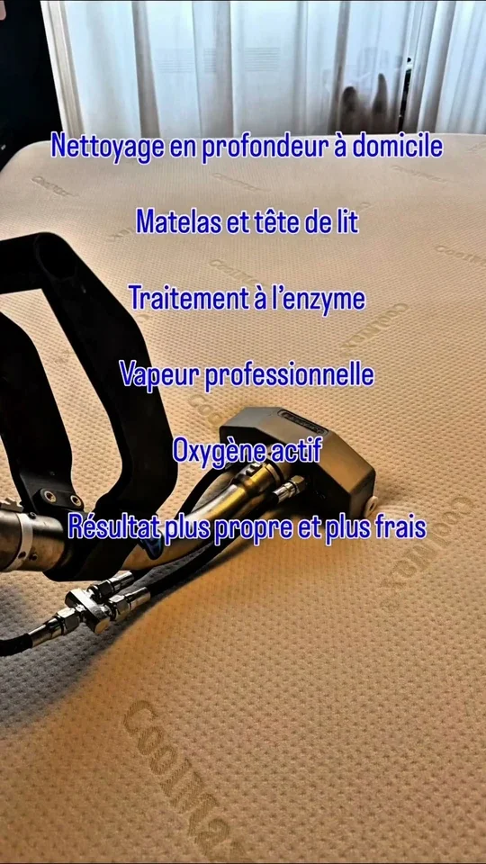 Démonstration vidéo désinfection de matelas