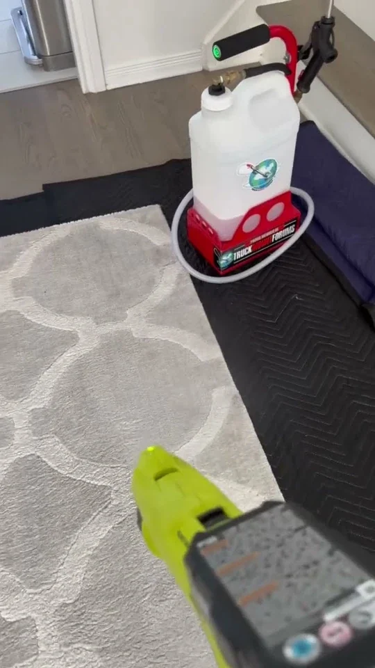 Démonstration vidéo nettoyage de tapis vapeur